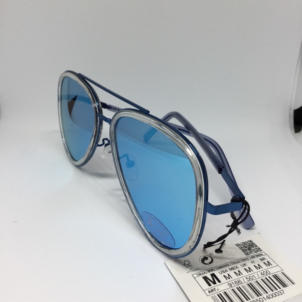 Zara Unisex Metal Frame Sunglasses - Picture 6 of 7